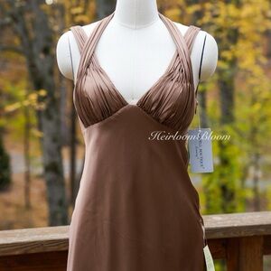 Vintage 90s Evening 100% Silk Slip Dress